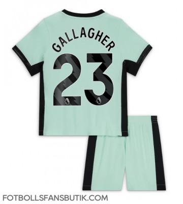 Chelsea Conor Gallagher #23 Replika Tredje Tröja Barn 2023-24 Kortärmad (+ Korta byxor)